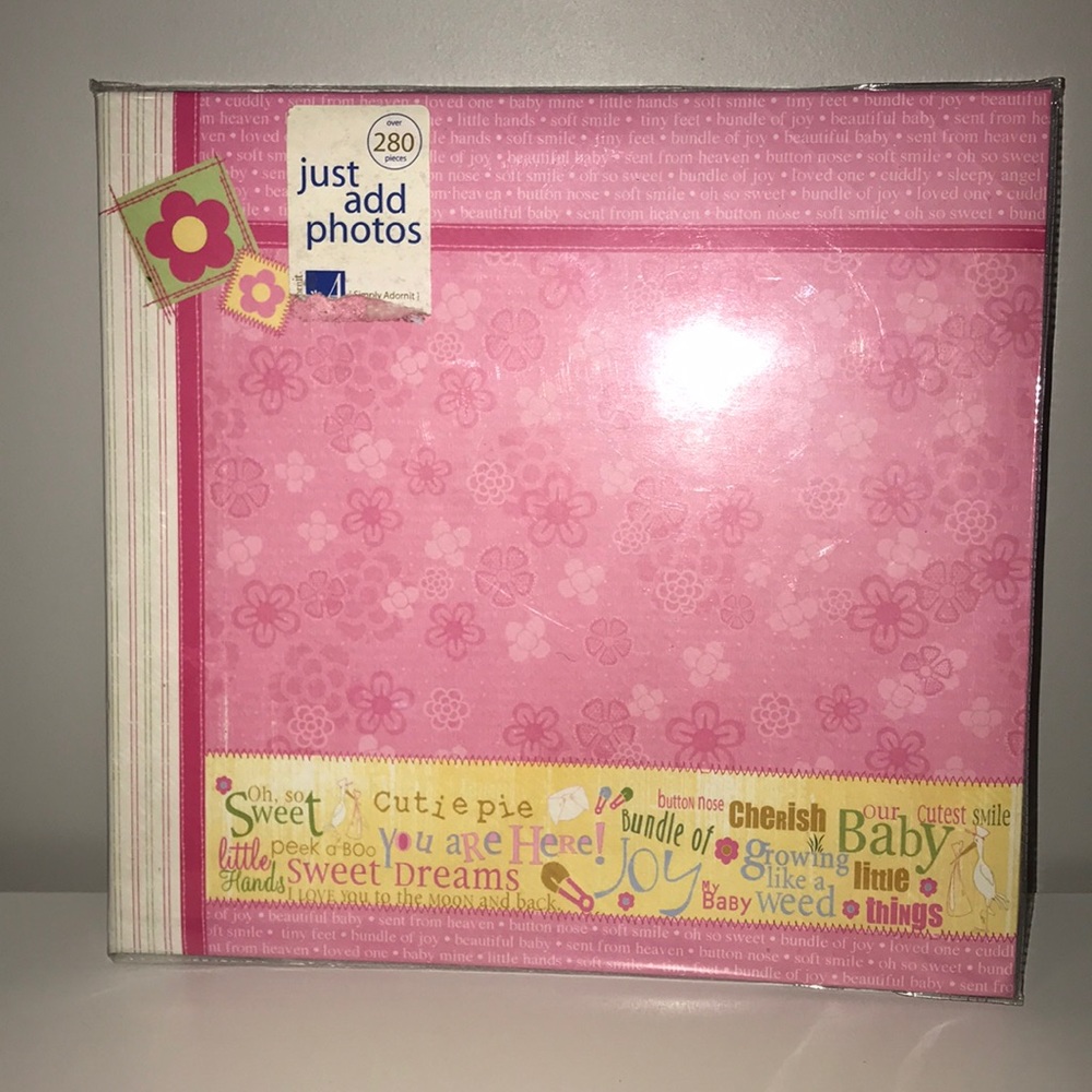 Baby girl scrapbook